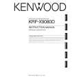 KENWOOD KRF-X9080D Owners Manual