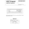 KENWOOD KRC579B Service Manual