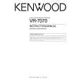 KENWOOD VR7070A Owners Manual