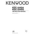 KENWOOD KDC-334SG Owners Manual