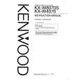 KENWOOD KXW8070S Owners Manual