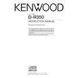KENWOOD D-R350 Owners Manual