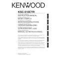 KENWOOD KSC-510CTR Owners Manual