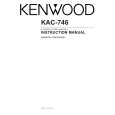 KENWOOD KAC746 Owners Manual