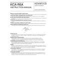 KENWOOD KCA-R6A Owners Manual