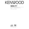 KENWOOD MDX-F1 Owners Manual