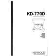KENWOOD KD770D Owners Manual