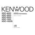 KENWOOD KDC2023 Owners Manual