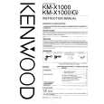 KENWOOD KMX1000G Owners Manual