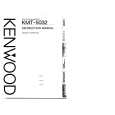 KENWOOD KMT5032 Owners Manual
