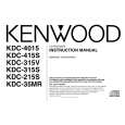 KENWOOD KDC315S Owners Manual