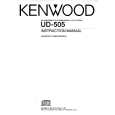 KENWOOD UD505 Owners Manual