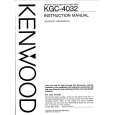KENWOOD KGC4032 Owners Manual