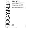 KENWOOD KDCC100 Owners Manual