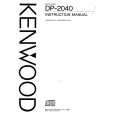 KENWOOD DP2040 Owners Manual