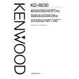 KENWOOD KD-8030 Owners Manual