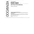 KENWOOD KAC624 Owners Manual
