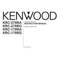 KENWOOD KRC-178RA Owners Manual