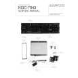 KENWOOD KGC-7043 Service Manual