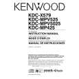 KENWOOD KDCMPV5025 Owners Manual