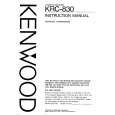 KENWOOD KRC830 Owners Manual