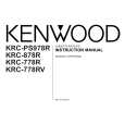 KENWOOD KRC-878R Owners Manual