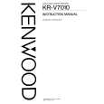 KENWOOD KR-V7010 Owners Manual