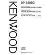 KENWOOD DP880SG Owners Manual