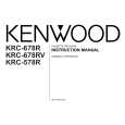 KENWOOD KRC-678RV Owners Manual