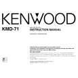 KENWOOD KMD71 Owners Manual