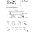 KENWOOD KDCX769 Service Manual