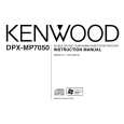 KENWOOD DPX-MP7050 Owners Manual