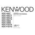 KENWOOD KDC-4027V Owners Manual
