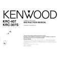 KENWOOD KRC307S Owners Manual