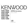 KENWOOD KDC-126S Owners Manual