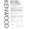 KENWOOD KRX1000G Owners Manual