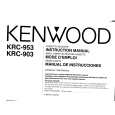 KENWOOD KRC953 Owners Manual