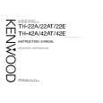 KENWOOD TH22A Service Manual