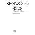 KENWOOD DPF-1030 Owners Manual