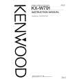 KENWOOD KX-W791 Owners Manual