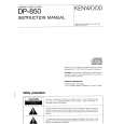 KENWOOD DP-850 Owners Manual
