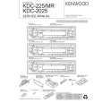 KENWOOD KDC225MR Service Manual