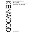 KENWOOD KCX1 Owners Manual