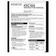 KENWOOD KAC646 Owners Manual