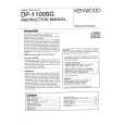 KENWOOD DP-1100SG Owners Manual