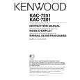 KENWOOD KAC7251 Owners Manual