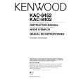 KENWOOD KAC8452 Owners Manual