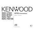 KENWOOD KDC-V7521 Owners Manual