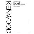 KENWOOD KM209 Owners Manual