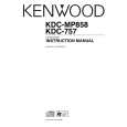 KENWOOD KDC-MP858 Owners Manual